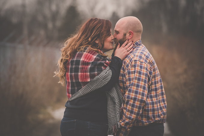 Caledonia Engagement Session at The Grand River