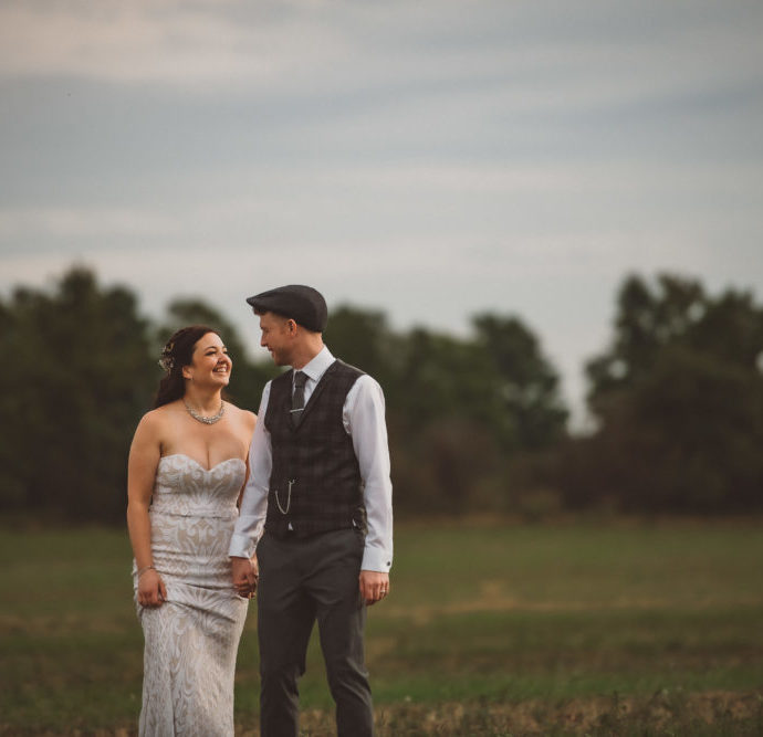 Markdale Farm Wedding with Fields of Birds
