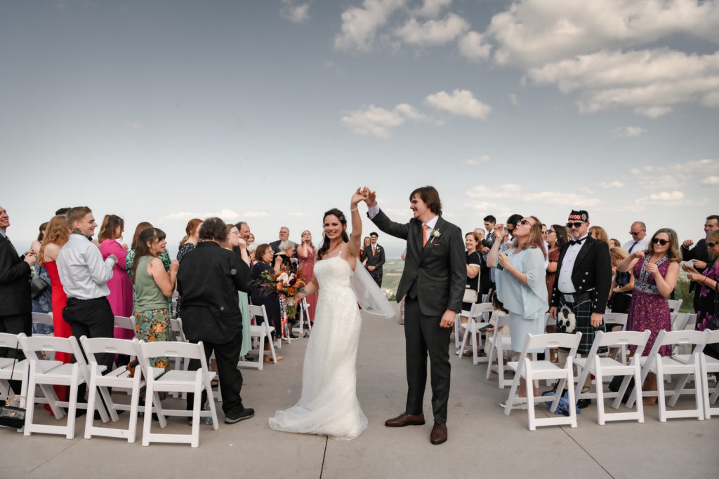 wedding ceremony photo at blue mountain resort