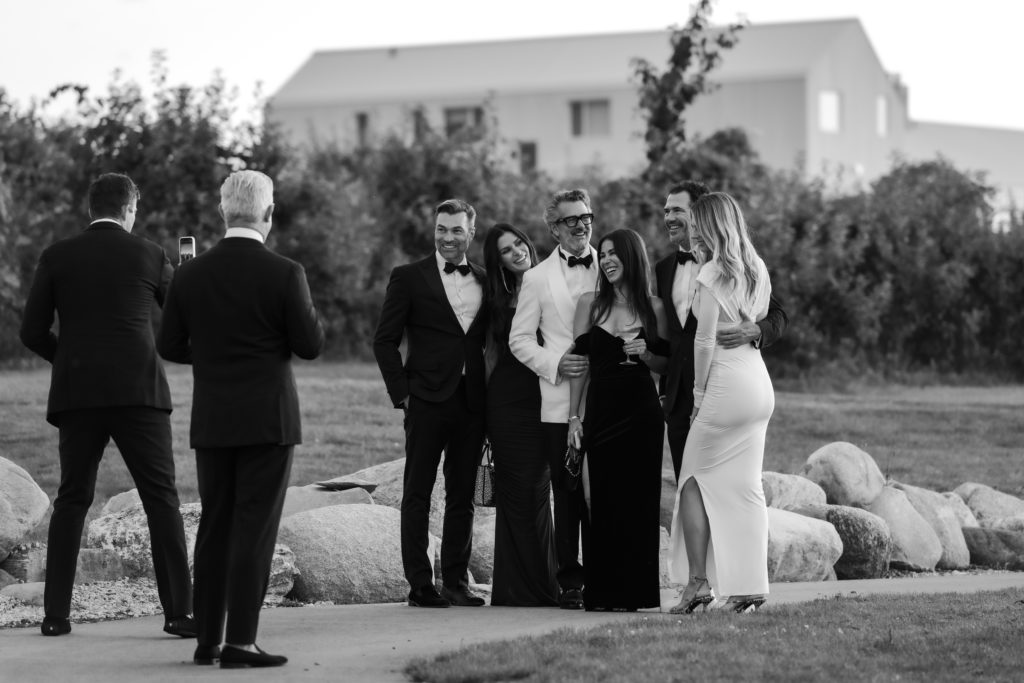 candid black and white event photography