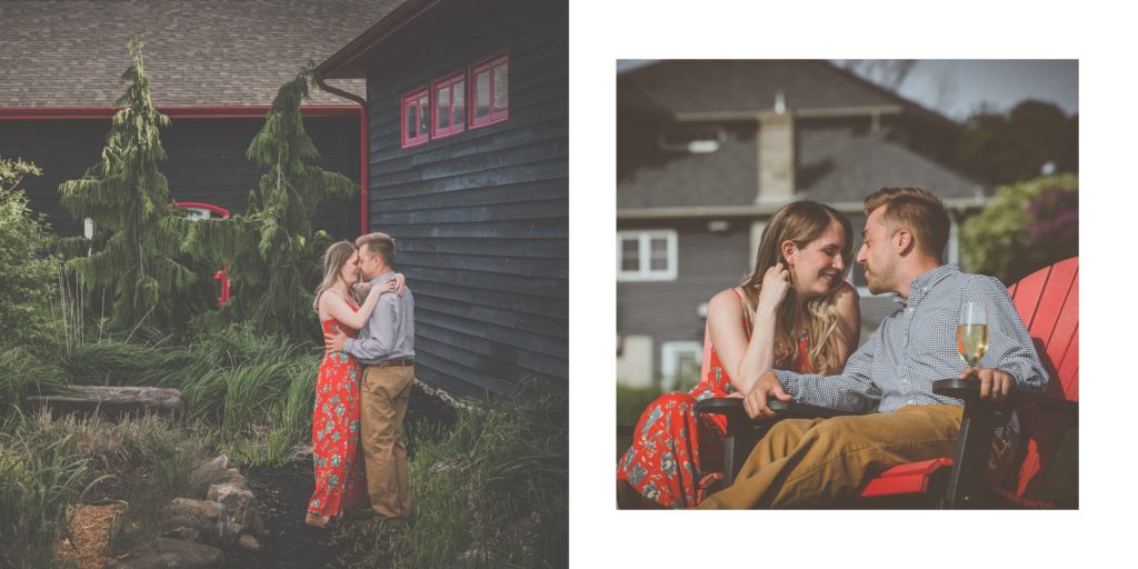 engaged couple photos at coffin ridge