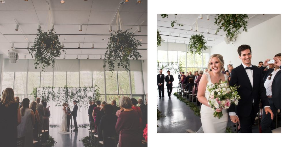 wedding ceremony photos at the Art Gallery of Hamilton