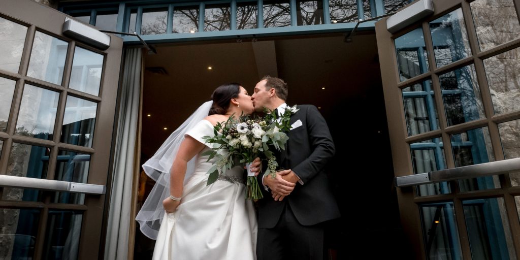 ceremony exit at the millcroft inn