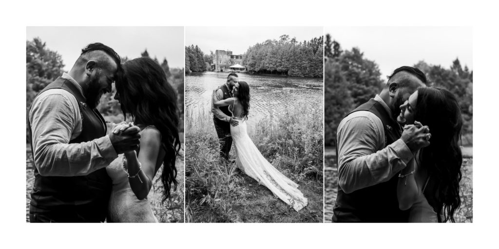 black and white portraits at the millcroft inn