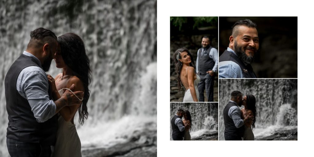 waterfall portraits at the millcroft inn