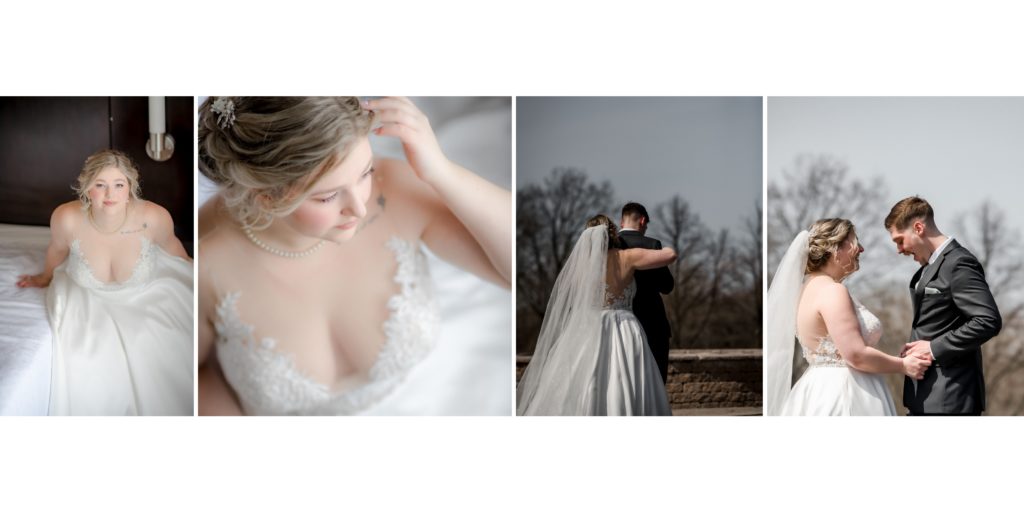 bridal prep at carmens banquet hotel