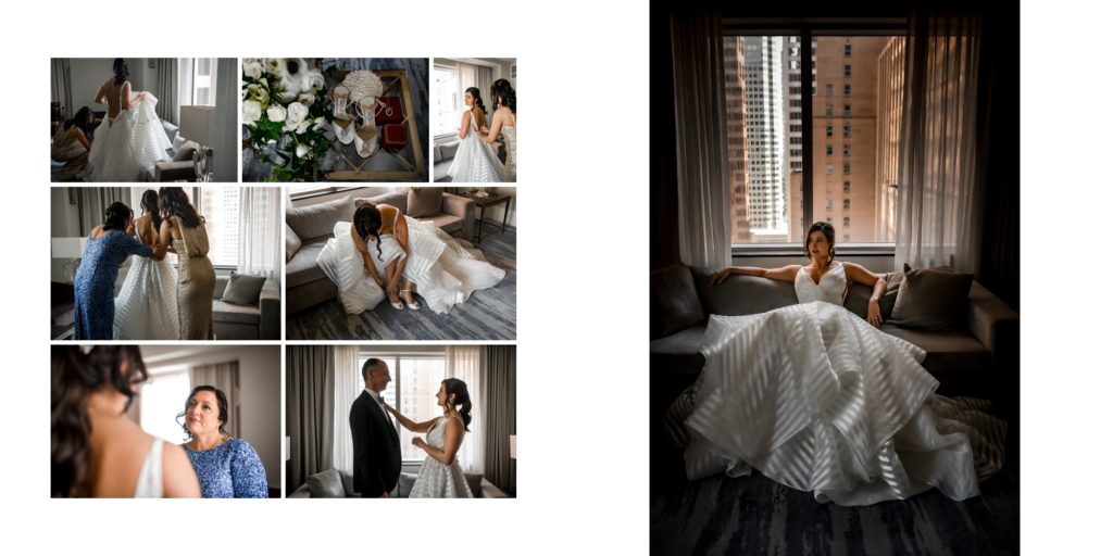 bridal prep at St. Regis