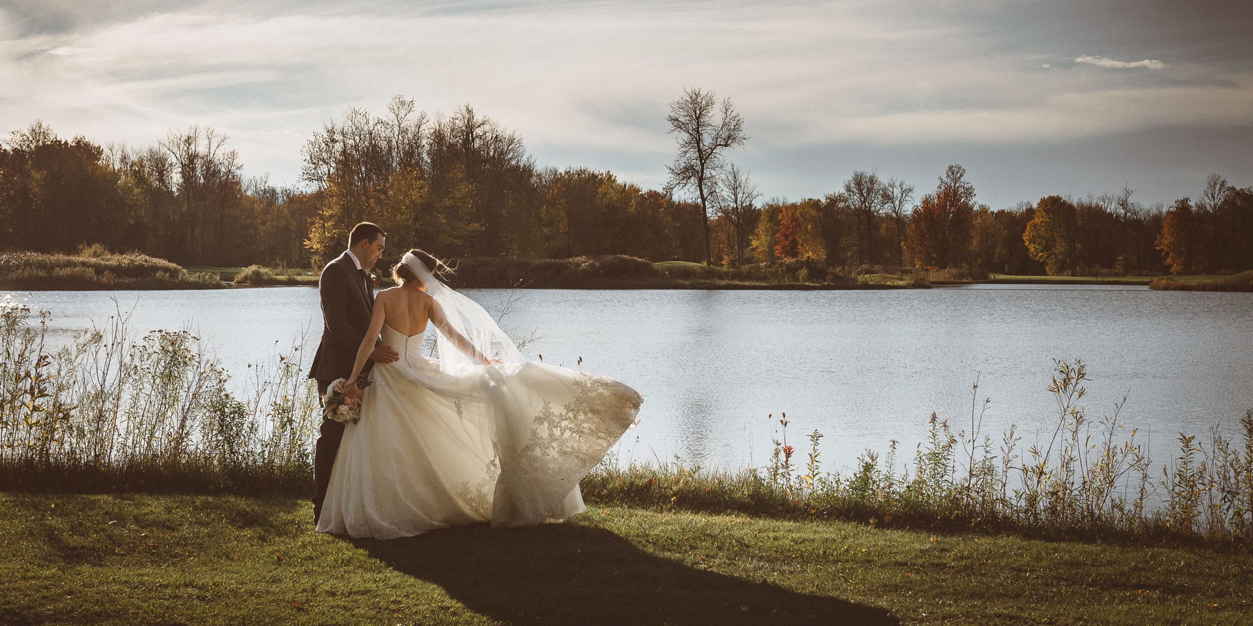 golf and country club wedding photos