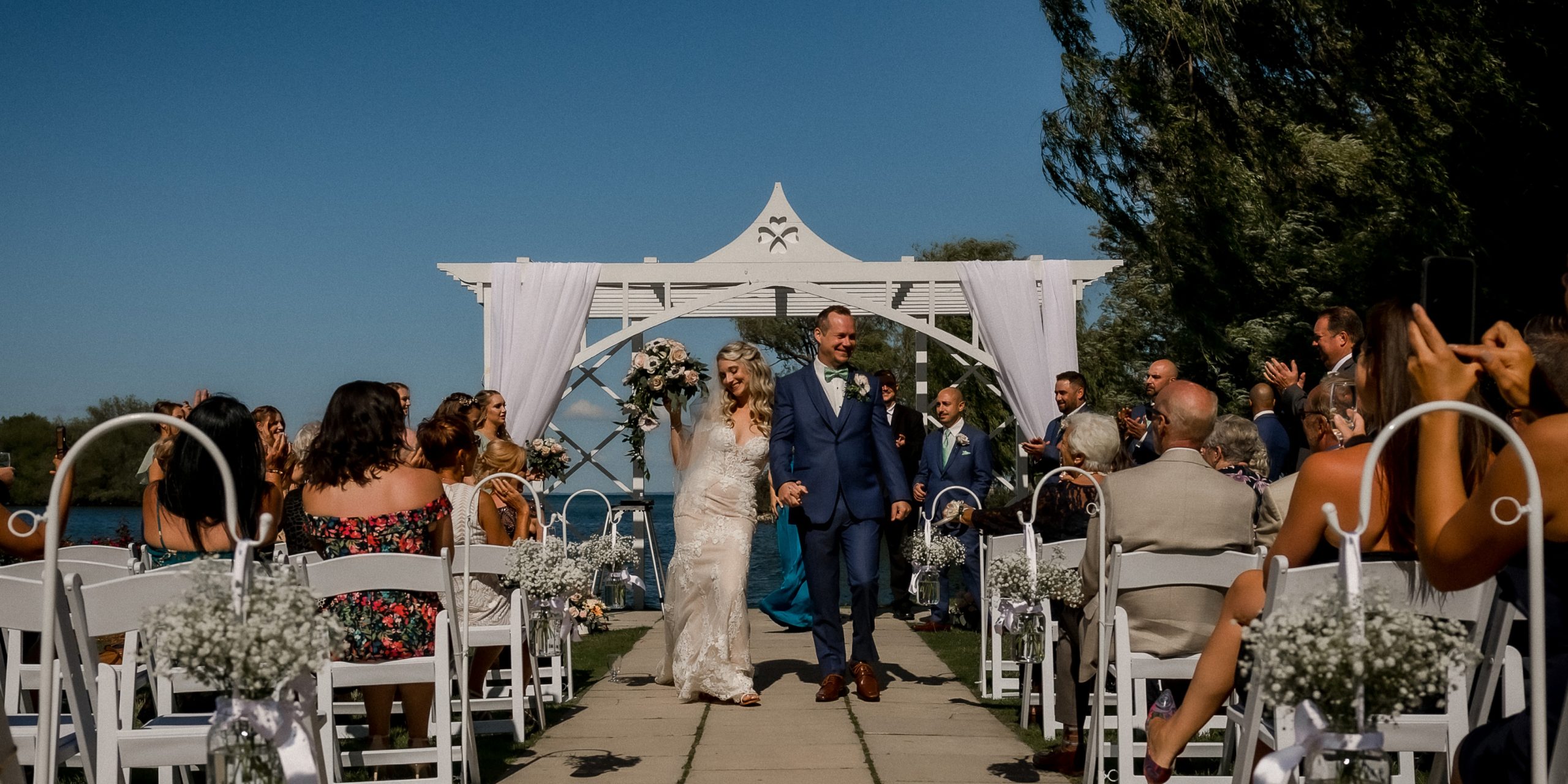 living water resort ceremony exit photos