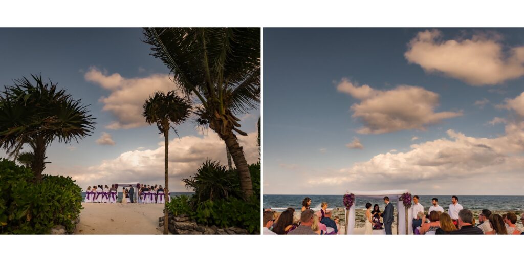 Grand Serenis Private Beach Wedding Ceremony