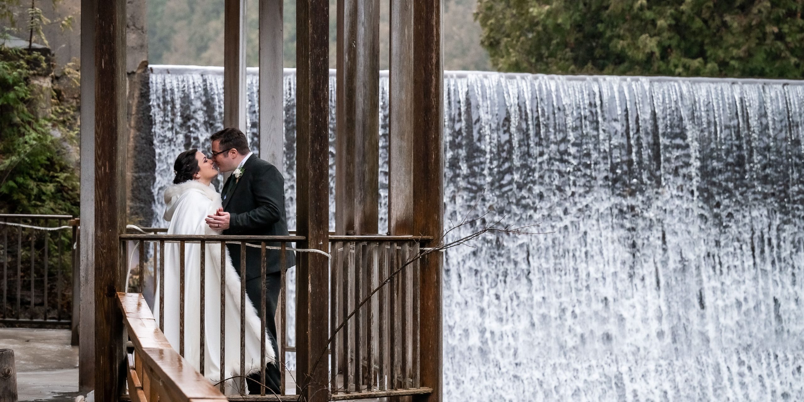 millcroft inn waterfall portrait