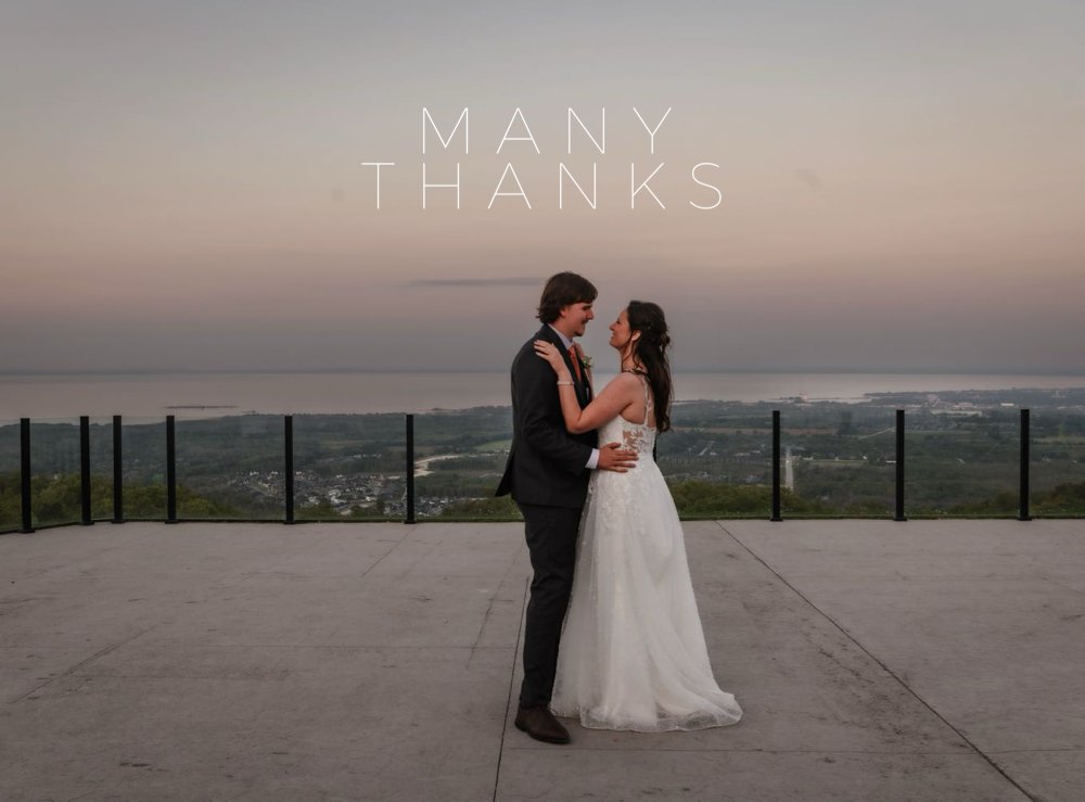 Thank You card samples