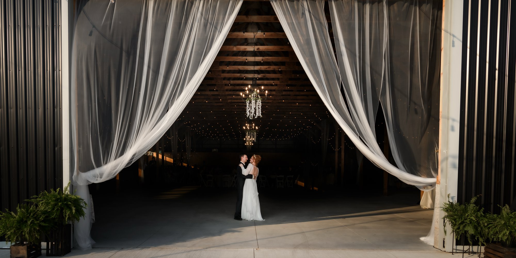 first dance in the back40 event barn